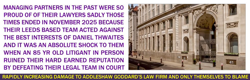 Addleshaw Goddard Bad Reputation